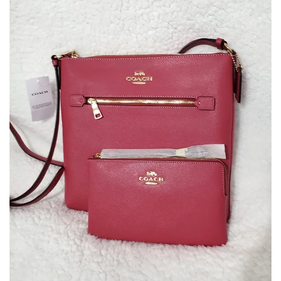 COACH Women's Rowan File Bag & Large Corner Zip Wristlet Set - Picture 2 of 15